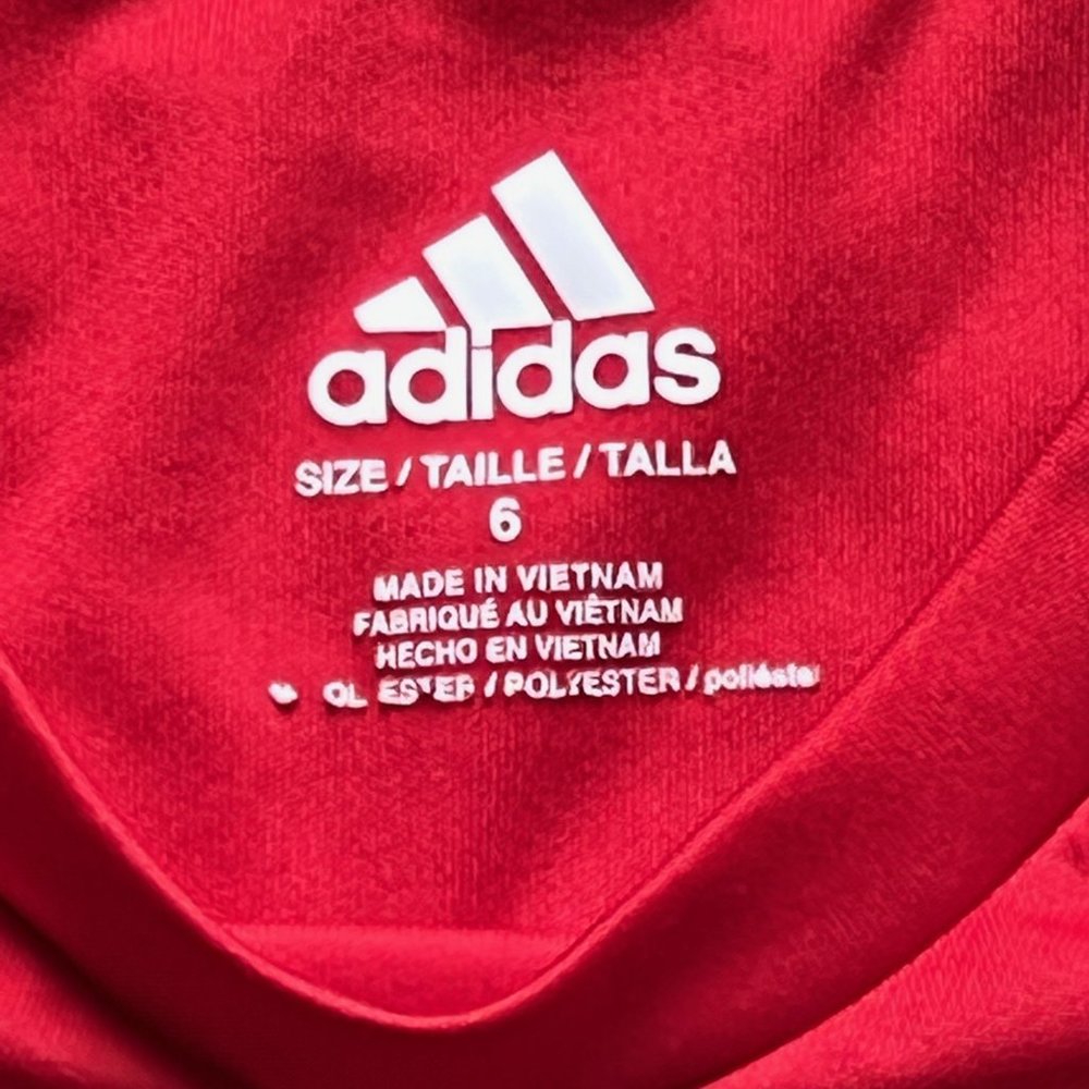 Adidas Dry Fit Boys Shirt - Size 6 - Picture 3 of 5